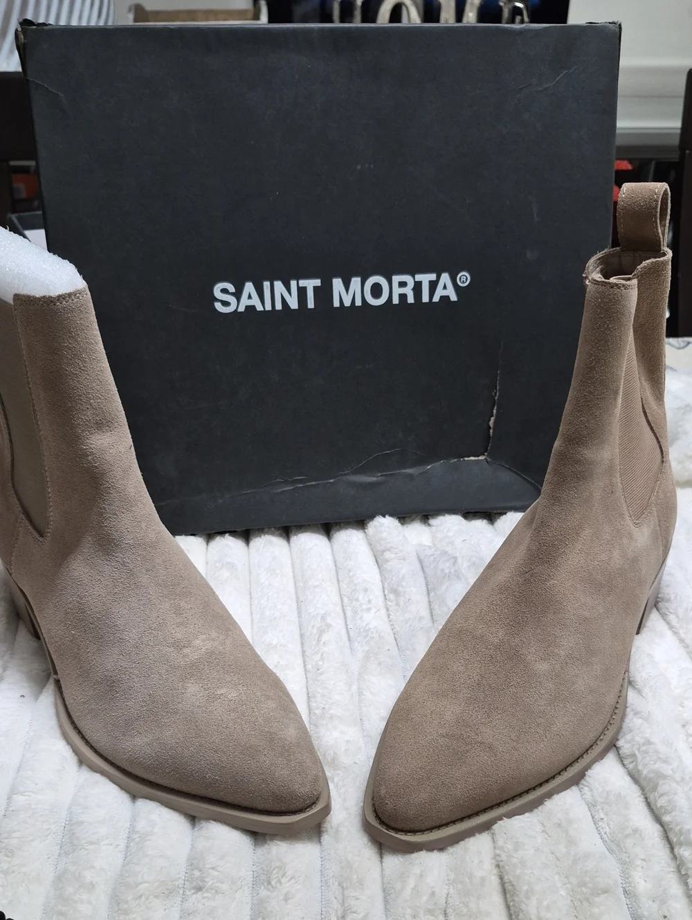 Saint Morta Nomad Pointy Toe Chelsea Boots Men's Sz 10 New $128